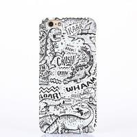 Back Cover Pattern Dinosaur PC Hard Case Cover For Apple iPhone 6 6 Plus iPhone 5