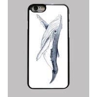 baby humpback whale case iphone 6 black