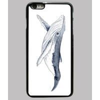 baby humpback whale - case iphone 6 plus, black