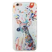 Back Deer TPU Soft Shockproof Case Cover For Apple iPhone 6s Plus/6 Plus / iPhone 6s/6