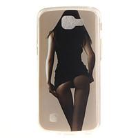 Back Cover IMD Pattern Sexy Lady TPU Soft Case Cover For LG LG K10 LG K8 LG K7 LG K4