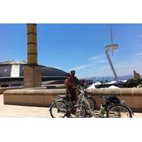 barcelona electric bike tour from montjuic hill to barceloneta