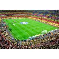 barcelona football club match including round trip private transfer