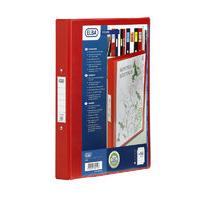 bantex vision 2 ring binder a4 25mm red