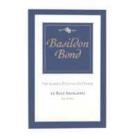 Basildon Bond Small Envelope Blue Pk20 - 10 Pack