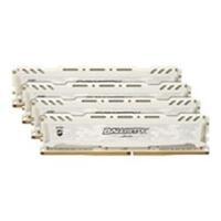 Ballistix Sport LT White 32GB (4x8GB) DDR4-2400 1.2V DIMM Memory