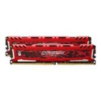 Ballistix Sport LT Red 32GB (2x16GB) DDR4-2666 1.2V DIMM Memory