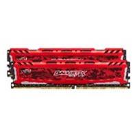 ballistix sport lt red 16gb 2x8gb ddr4 2666 12v dimm memory