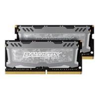 Ballistix Sport LT Grey 16GB (2x8GB) DDR4-2400 1.2V SODIMM Memory