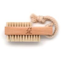 Basicare FSC Wood Nail Brush Natural Bristle