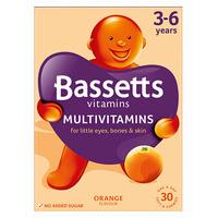 Bassetts Multivitamins Orange Pastilles 3-6 Years