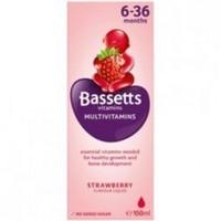 Bassetts 6-36 Months Multivitamin Liquid Strawberry - 150ml