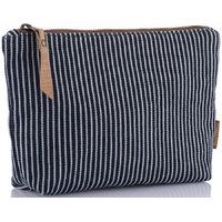 Bambu Organic Cotton Stripe Large Zip Pouch