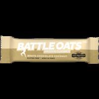 Battle Oats White Chocolate Coconut 70g, White