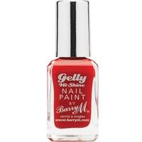 barry m gelly hi shine blood orange nail paint