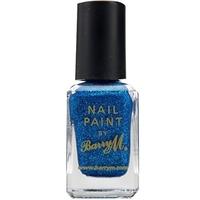 Barry M Glitter Nail Paint Blue Glitter