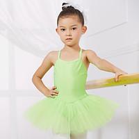 Ballet DressesSkirts/Tutus Skirts/Dresses Children\'s Performance/Training Spandex/Tulle 1 PieceApple Green/Light Kids Dance Costumes