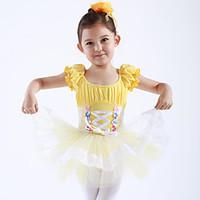 Ballet DressesSkirts/Tutus Skirts/Dresses Children\'s Performance/Training Cotton/Tulle 1 Piece Kids Dance Costumes