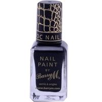 barry m nail croc crackle black paint