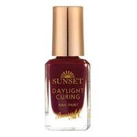 Barry M Sunset Nail Paint - Plum on Baby Light My Fire, Red