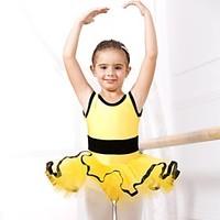 Ballet Dresses Children\'s Spandex Tulle Short Sleeve