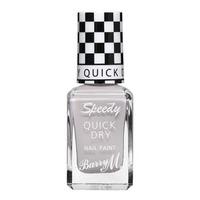 barry m speedy quick dry nail paint 6 pit stop grey