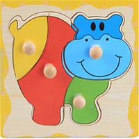 Baby Educational Interest Trumpeter Catch Wooden Jigsaw Puzzle