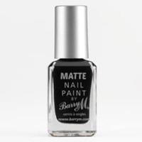 Barry M Matte Nail Paint Black Espresso, Black