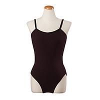 Ballet Leotards Women\'s Training Cotton 1 Piece Sleeveless Leotard