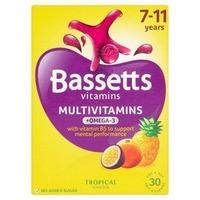 bassetts vitamins 7 11 multivitamins omega 3 pastilles 30s