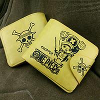 Bag / Wallets Inspired by One Piece Tony Tony Chopper Anime Cosplay Accessories Wallet Yellow PU Leather Male