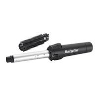 Babyliss Pro Cordless Gas Curling Tong and Brush Black