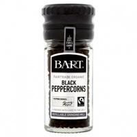 Bart Black Peppercorns (Fairtrade) (40g x 6)