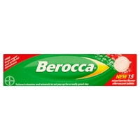 Bayer Berocca 15 Mixed Berries Flavour Effervescent Tablets
