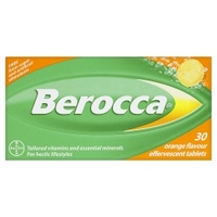 Bayer Berocca 30 Orange Flavour Effervescent Tablets