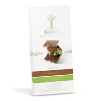 balance milk chocolate hazelnut bar stevia sweetened 85g x 12