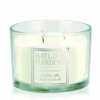 Baylis & HardingJojoba, Silk and Almond Oil 3 Wick Candle