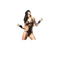 baci womens love slave set diva size black