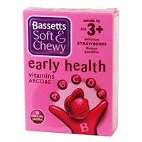 Bassett&#39;s Early Health ABCD&amp;E Strawberry 30 pastilles