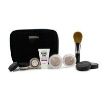 BareMinerals Get Started Complexion Kit For Flawless Skin - # Medium Beige 6pcs+1Clutch