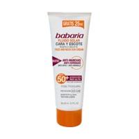 Babaria Anti-dark Spot and Anti-wrinkle Sun Cream SPF 50+ (75 ml)