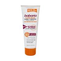 babaria anti dark spot and anti wrinkle sun cream spf 50 75 ml