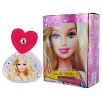 Barbie Gift Set - 50 ml EDT Spray + Tattoo + Lip Gloss + Nail Polish