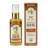 Badger Argan Hair Oil - for dry and damaged hair