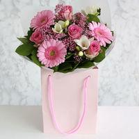 Baby Girl Gift Bag - flowers