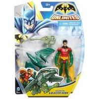 Batman Unlimited: Robin and Blaster Hawk Action Figure