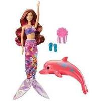 Barbie FBD64 Dolphin Magic Transforming Mermaid Doll