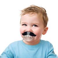 baby moustache dummy