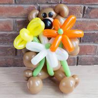 Balloon Bear & Flowers