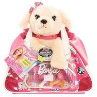 barbie vet bag set light brown puppy